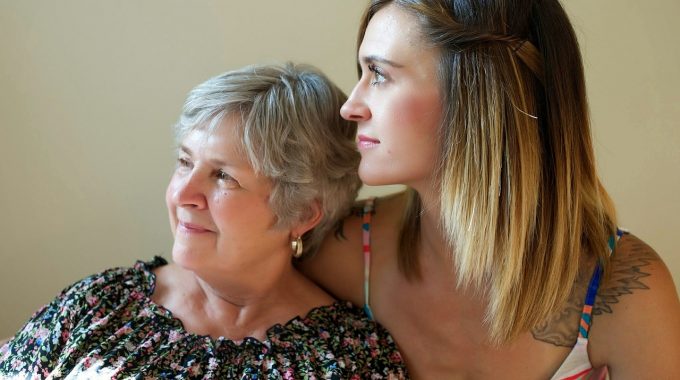 Senior Parent And Daughter