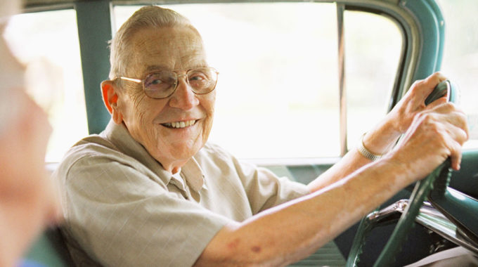 Photo Of Seniors Driving. Can They Meet Medicare's Definition Of Homebound?