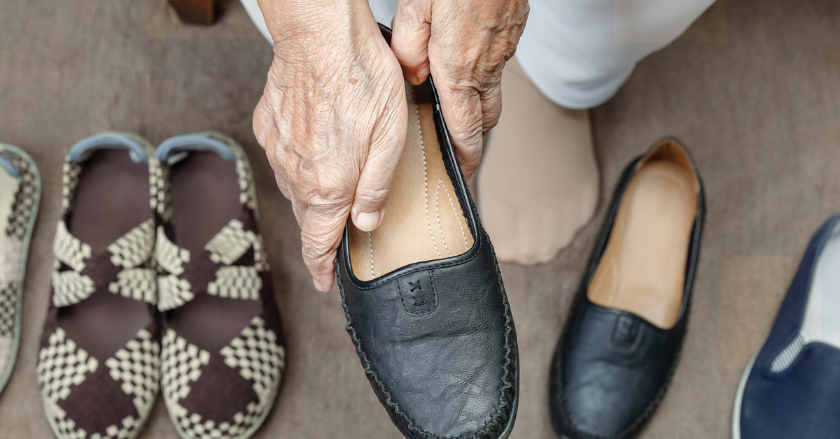 Footwear To Reduce Falls In Elderly